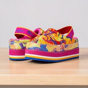 Champion Hot Stuff Sling Liquid Fuscis Slippers - New - Size 8